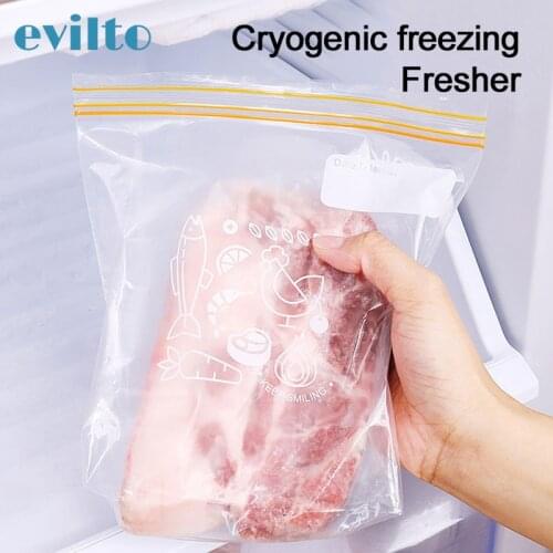 20pcs /Set Reusable Fresh Zipper Bag Freezing Heating Food Saran Wrap Storage Bag zip lock poly bags Kitchen Accessories