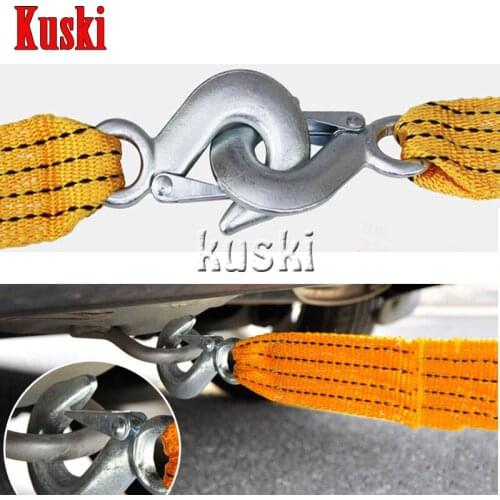 3 tons 3 meters Car trailer rope For Hyundai Solaris Tucson 2016 I30 IX35 I20 Accent Santa Fe For Lada Granta Kalina Priora