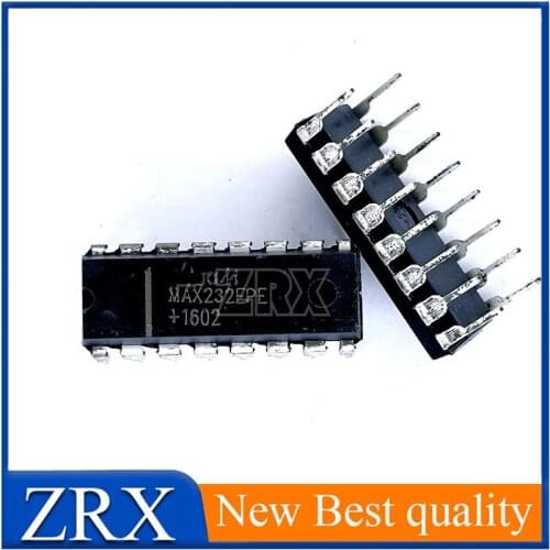 5Pcs/Lot MAX232 MAX232CPE MAX232EPE RS232 serial chip directly inserted DIP-16, imported