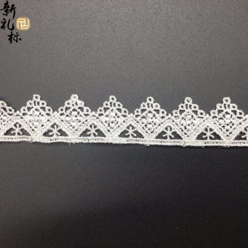 Free Shipping 30Yards 16mm Wide DIY Trims Cool Flower Design Lace Trims Ribbon Wedding Bride Dress Sewing Craft Home Decoration