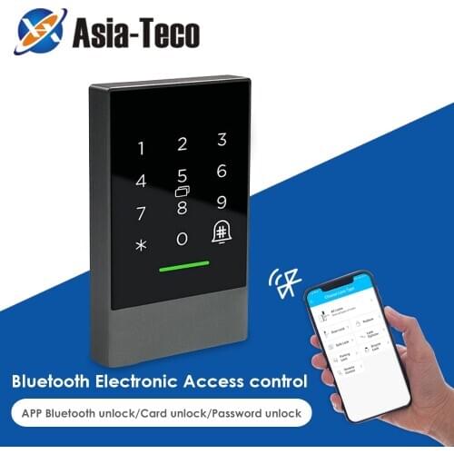 Bluetooth TTlock App Control Door Access Control System Card Reader Smart Phone App 13.56MHZ Card Door Access Control Keypad