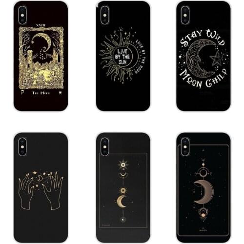 For Xiaomi Mi4 Mi5 Mi5S Mi6 Mi A1 A2 A3 5X 6X 8 CC 9 T Lite SE Pro Accessories Phone Shell Covers Augur Moon Tarot Divine