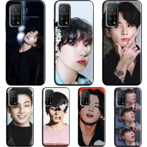 Jungkook Jeon Jung kook For Xiaomi Mi 11 Ultra Note 10 Lite Mi 9T 10T Pro A3 Coque For POCO X3 Pro M3 F1 F3 Case