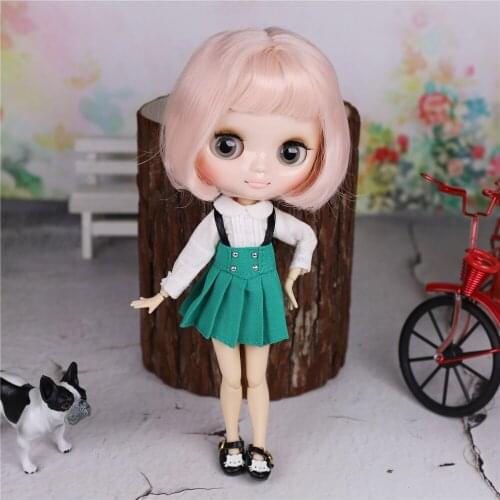 DBS blyth middie doll 1/8 bjd 20cm toy short bob hair shiny face joint body anime girls gift
