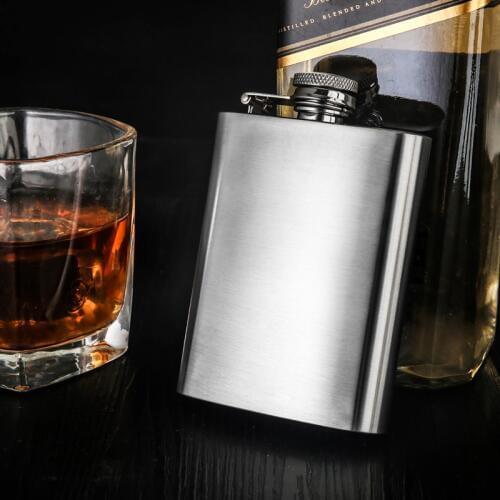 Honest Flat Flasks Metal