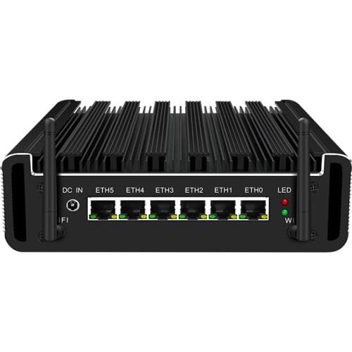 Intel i5 8250U 6 LAN Core i3 8130U 3855U 8550U 1 RS232 COM 4G WiFi Windows Pfsense Sophos Support AES-NI Firewall Router Mini PC