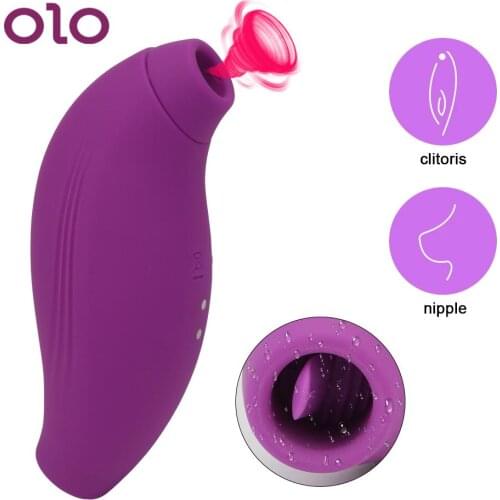 Blowjob Oral Nipple Licking Vibrator Clitoris Stimulator Clit Sucker Tongue Vibrator Vagina Massager Masturbator