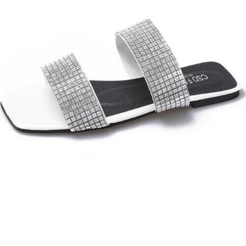 New womens sandals, fashion square headgear, light, comfortable, breathable, versatile, casual and home-made womens sandals