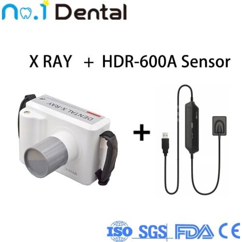 New High Frequency Portable Dental X Ray Machine Dental RVG Sensor X-ray with HDR 500A Sensor