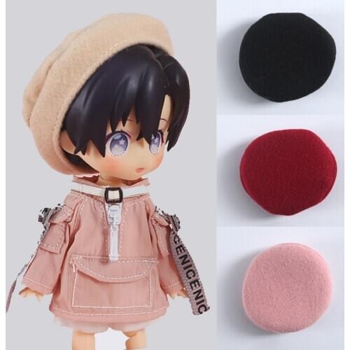Ob11 baby clothes 1/8bjd 1/2 bjd doll accessories doll beret ob11 hat round nose molly little red hat PICCODO GSC clay head