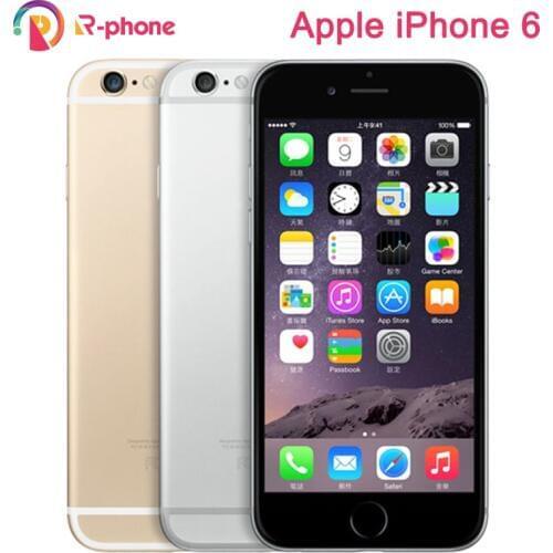 Original Apple iPhone 6 Used 99% New Dual Core 4.7 inch IOS 16/64/128GB ROM 1.4GHz 8 MP Camera 3G WCDMA 4G LTE Used Phone