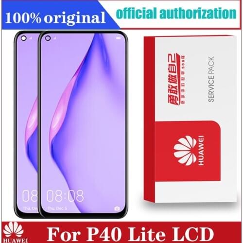 Original 6.4'' Display Replacement with frame for Huawei P40 Lite LCD Touch Screen Digitizer Assembly for Nova 6 SE LCD Screen