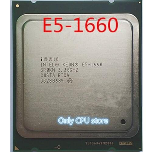 Intel Xeon E5-1660 E5 1660 SR0KN 3.3GHz 6 Core 15Mb Cache Socket 2011 CPU Processor