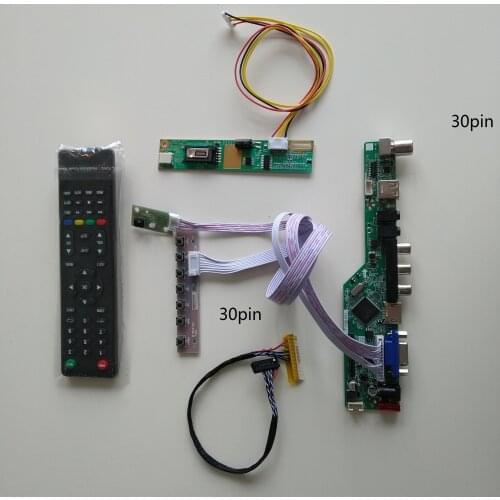 VGA AUDIO AV TV HDMI-compatible USB LCD LED 1 CCFL lamps Controller DIY Board For 17.0" LTN170WX-L05 1440X900 display monitor
