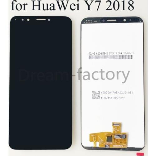 LCD Display Touch Screen Digitizer Assembly Replacement for Huawei Y7 2018 Y7 Prime Pro 2018