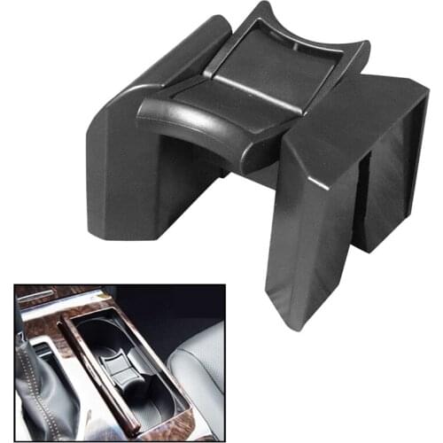 1Pc Black Car Front Center Console Cup Drink Holder Insert Drink Divider Fit for Toyota Camry 2012-2017