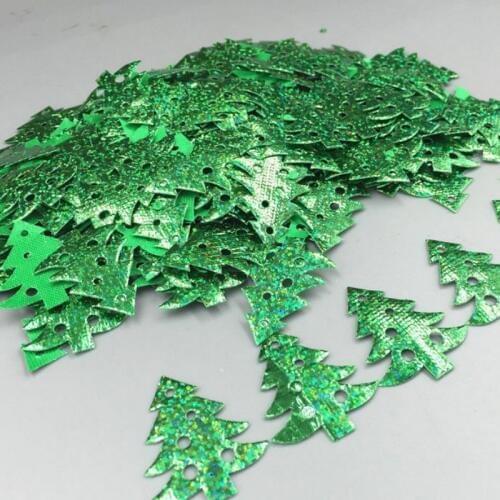 DIY 200pcs Christmas tree -shape Die Cut Felt Appliques Cardmaking decoration Crafts 39mm