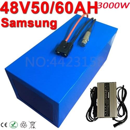 48V Battery 48V 2000W 3000W Electric Bike Scooter Battery 48V 20AH 30AH 35AH 40AH 50AH 60AH Electric Bicycle Lithium Battery