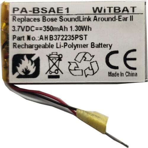TTVXO 350mAh Battery for Bose SoundLink Around-Ear II Headset Battery AHB571935PCT-01