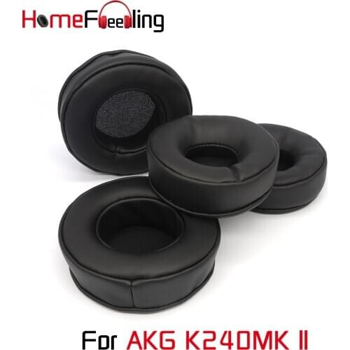 Homefeeling Ear Pads for AKG K240MK ll Headphones Ear Cushions Super Soft Thicken Velour Sheepskin Leather Earpads Replacement