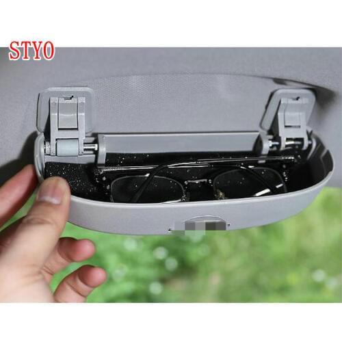 STYO Car Sunglasses Holder Glasses Case Cage Storage Box For Karoq 2017 2018