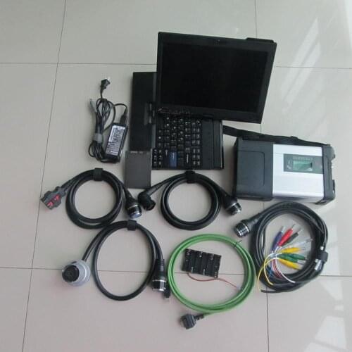 Auto Diagnostic Tool MB SD C5 Star C5 with ssd software 2021v xe-n-try / d-a-s/ d-t-s/ ve-dia-mo in x200t laptop for Merceds
