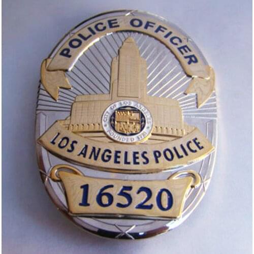 COSPLAY US 16520 LOS OFFICER PIN BADGE BROOCH