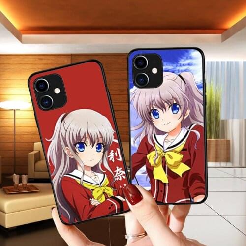Charlotte Anime Nao Tomori Phone Case for iPhone 11 12 Pro mini pro XS MAX 8 7 6 6S Plus X 5S SE 2020 XR