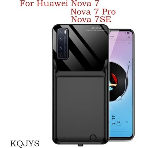 KQJYS External Battery Charging Case For Huawei Nova 7 Pro Battery Case Portable PowerBank Battery Charger Cases For Nova 7 7 SE