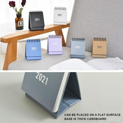 2021 Desk Calendar 12 Months Desk Calendar Monthly Planning Calendar for Home, School and Office Fast delivery Dropshipping