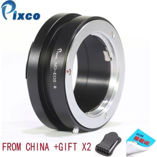 Pixco MD - For EOS R Lens Mount Adapter Ring for Minolta MD Lens to Suit for Canon For EOS R Camera +Gifts