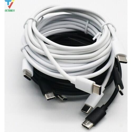 Original S20 Plus Note 10 Pro Type C Cable 3A USB Type-C To Type-C Fast Charger Cable for Note10 S20 100pcs/lot