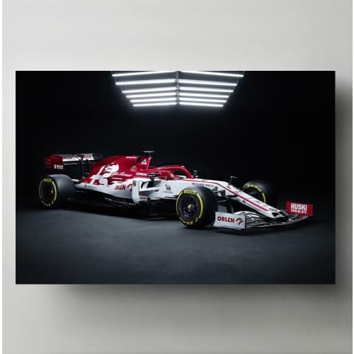 Alfa Romeo C39 car Formula One race cars vehicle Posters Wall Art Picture Prints Modern Canvas Paintings for Living Room Decor
