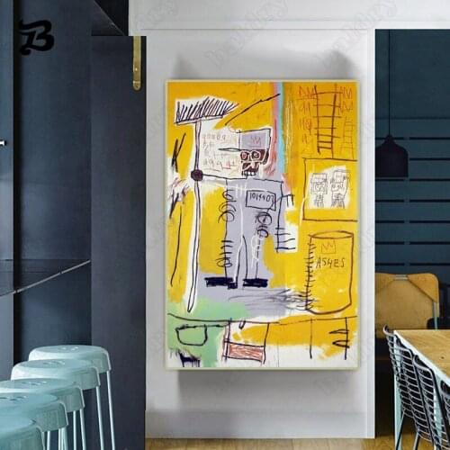 Modern Abstract Canvas Painting The Colorful Posters and Prints Yellow Wall Abstract Pictures Wall Art for Living Room Decor