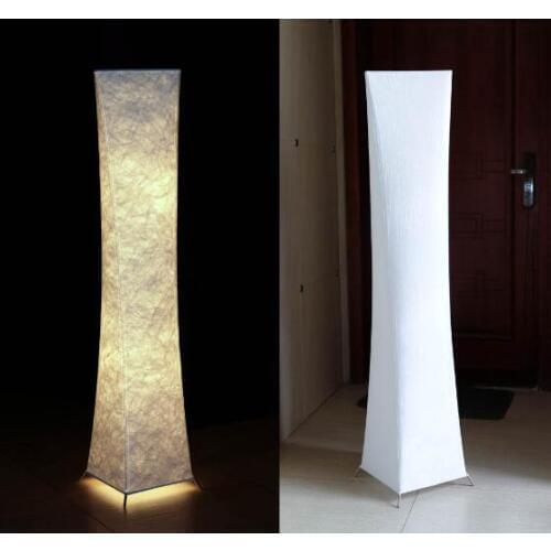 LED Floor Lamp Nordic Minimalist Design Fabric Shade torso standing lamps for Living Room Bedroom Warm Atmosphere