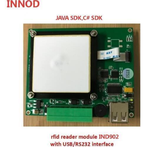 Uhf rfid reader module TTL Uart /usb connector EPC Gen2 mini USB rfid reader module 1m range for embedded