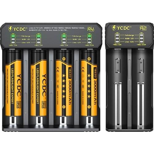 18650 Battery Charger Smart for 1.2V 3.7V 3.2V 18650 26650 21700 18350 AA AAA lithium NiMH battery smart charger 5V 2A plug