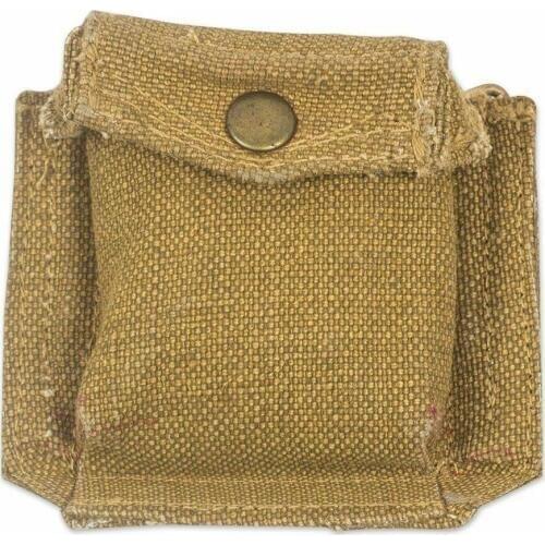 MILITARY WW2 UK BRITISH ARMY P37 FIELD DEBRIS BAG SQUARE COMPASS POUCH