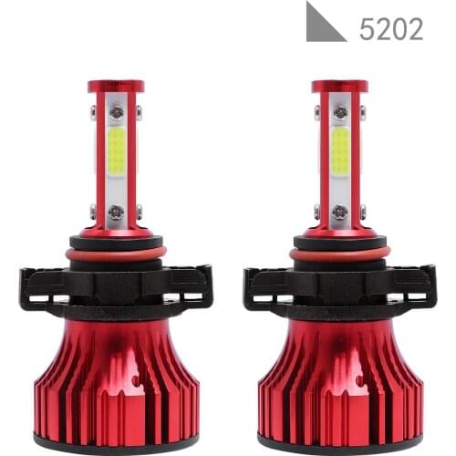 X15 Red Car Lights H4 H7 H8/9/11 H13 5202 9003 9004 9005/9006 9012 9007 Auto Headlamp 26W 8000LM 6500K Car LED Headlight Bulb