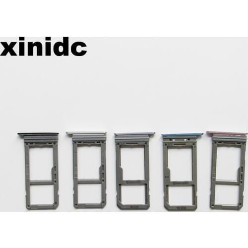 Xinidc 30pcs Single Sim card Holder For Samsung Galaxy S8 G950 S8 Plus G955 Sim Card Tray Holder Replacement Parts