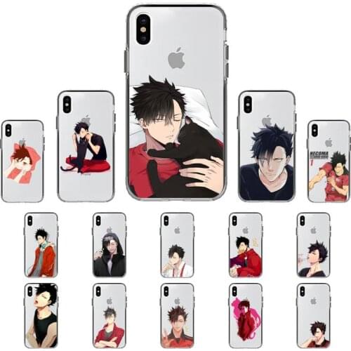 YNDFCNB Haikyuu Kuroo Tetsurou Phone Case for iPhone 11 12 pro XS MAX 8 7 6 6S Plus X 5S SE 2020 XR cover