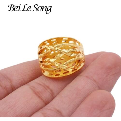 Ring for women wedding jewelry resizable wedding bridal rings girls wedding gold color ring wife gifts African French jewellery