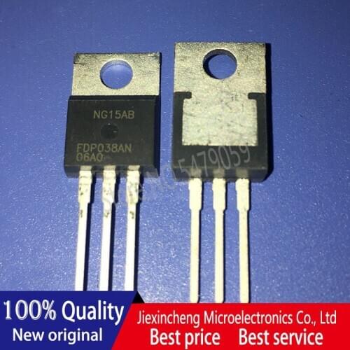 10PCS FDP038AN06A0 FDP038AN TO220 New original