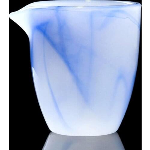 250ml Fair Cup Jade Porcelain Blue Cups Chinese Kung Fu Teaware Accessories Tea Mug Drinkware Coffee Mugs Decoration Crafts Gift