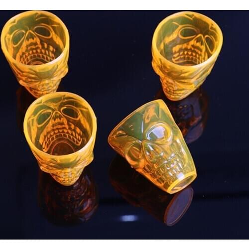 4Pcs Halloween Party Skull Cup Decoration Birthday Party Horror Cup Decoration Halloween Party Decoration Supplies