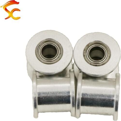 5PCS 3D printer GT2 20 teeth Idle pulley 20teeth timing Gear Bore 3mm for GT2 belt width 6mm without wheel