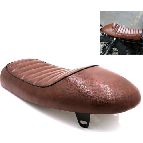 53cm Long Motorcycle Modified Seat Cushion Replacement Hump Seat Saddle Cushion Retro Comfortable For Honda Yamaha
