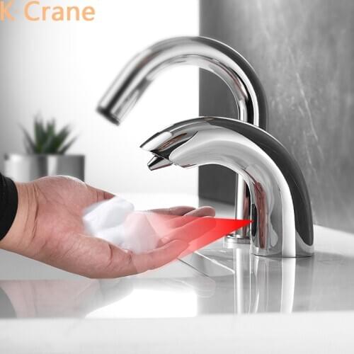 Automatic Soap Dispenser Liquid Foam Hand Wash Dispensador De Jabon Bathroom Kitchen Infrared Motion Sensor Hotel Sink Touchless