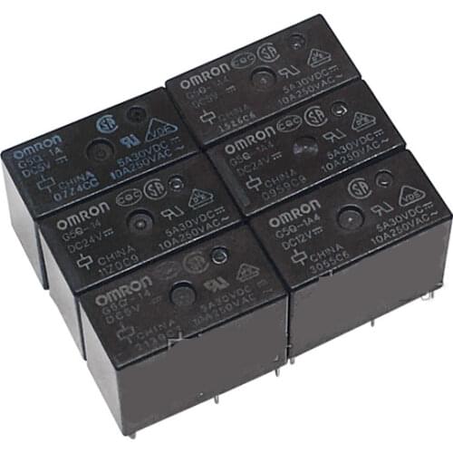 Free shipping 2PCS Relay G5Q-1A-DC12V G5Q-1A-12V DIP4 10A 12v