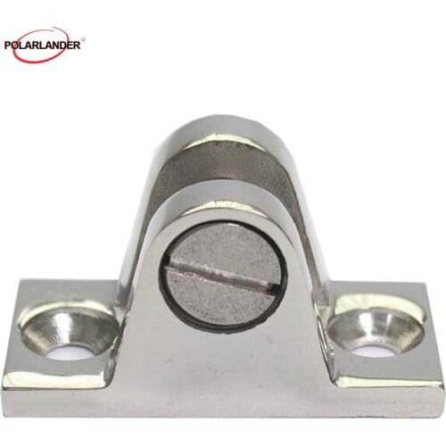 Big Heavy 55*26mm*1 Duty Deck 90 Degree Screw Hinge Inch 316 stainless steel Bimini Top Fitting Marine Boat Yacht